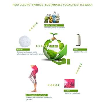 Chisportate Eco-Friendly High Waist Yoga Leggings for Women