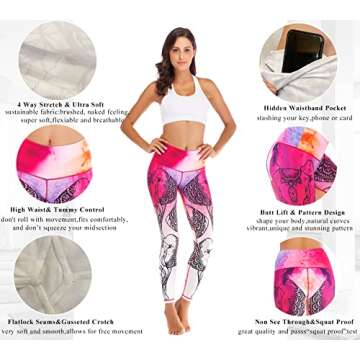 Chisportate Eco-Friendly High Waist Yoga Leggings for Women