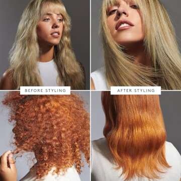 Virtue Un-Frizz Leave-In Hair Treatment for Curly Hair and Frizz Control, Sulfate Free, Safe for All Hair Types, Color Safe