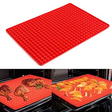 NIKKIER 468-Cavity Mini Round Silicone Mold,Chocolate Drops Molds,Dog Treats Baking,Semi Sphere Gummy Candy Molds for Small Jelly, Cookie, Candy, Biscuit