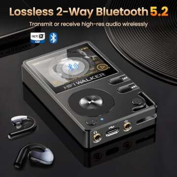 HIFI WALKER H2 HiFi MP3 Player with Bluetooth 5.2