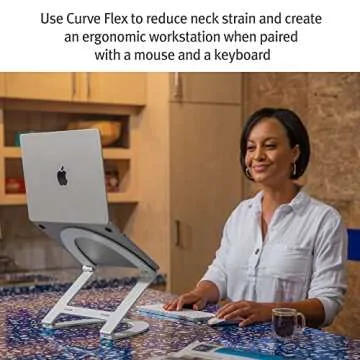 Ergonomic Twelve South Curve Flex Laptop Stand for All