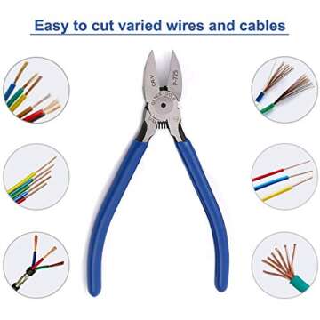 YEGOOD 5 Inch Diagonal Cutting Pliers for DIY and Electronics