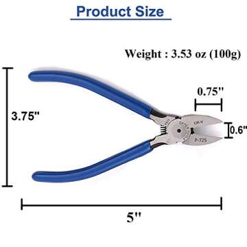 YEGOOD 5 Inch Diagonal Cutting Pliers for DIY and Electronics
