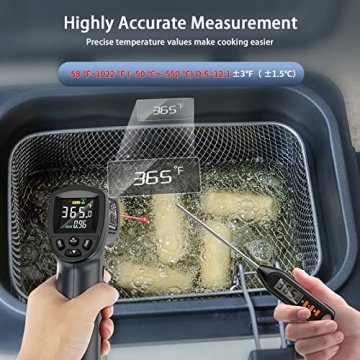 Infrared Food Thermometer Gun for Perfect Cooking
