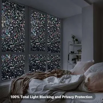 LEMON CLOUD Total Blackout Window Privacy Film - 100% Opaque