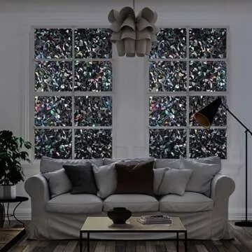 LEMON CLOUD Total Blackout Window Privacy Film - 100% Opaque
