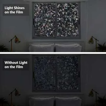 LEMON CLOUD Total Blackout Window Privacy Film - 100% Opaque