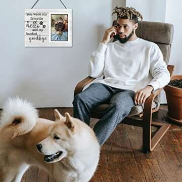 SteadStyle Dog Memorial Gifts for Loss of Dog, Pet Memorial Gifts, Sympathy Gifts for Loss of Dog, Pet Remembrance Gift, Dog Picture Frame, Pet Memorial Gifts Fit 4x6 in Photo