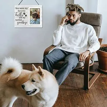 SteadStyle Dog Memorial Gifts for Loss of Dog, Pet Memorial Gifts, Sympathy Gifts for Loss of Dog, Pet Remembrance Gift, Dog Picture Frame, Pet Memorial Gifts Fit 4x6 in Photo