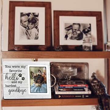 SteadStyle Dog Memorial Gifts for Loss of Dog, Pet Memorial Gifts, Sympathy Gifts for Loss of Dog, Pet Remembrance Gift, Dog Picture Frame, Pet Memorial Gifts Fit 4x6 in Photo