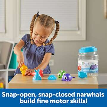 Snap-n-Learn Narwhals - Fun Educational Toys for Toddlers