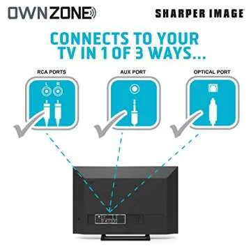 Own Zone Wireless TV Headphones - No Pairing Required!