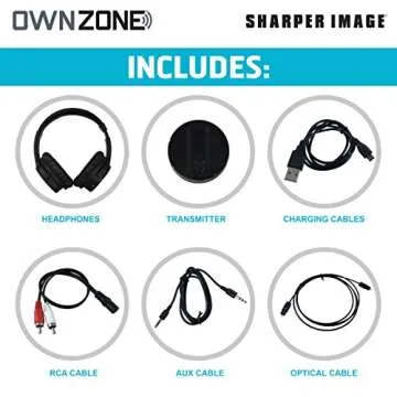 Own Zone Wireless TV Headphones - No Pairing Required!