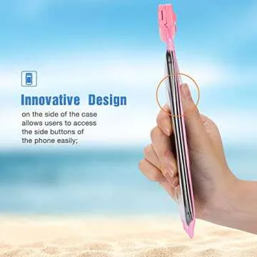 ProCase Universal Waterproof Case Cellphone Dry Bag Bundle with JOTO 2 Pack Luggage Tag for Suitcases