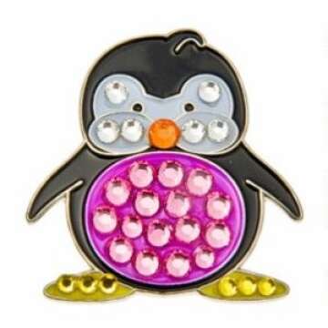 Bonjoc Penguin Trinity Swarovski Crystal Ball Marker