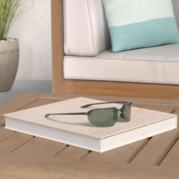 JULI Sports Sunglasses for Men Women Tr90 Rimless Frame for Running Fishing Baseball Driving MJ8001