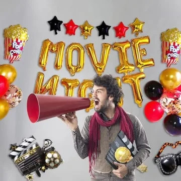 Movie Night Decorations Set for Festive Theme Parties