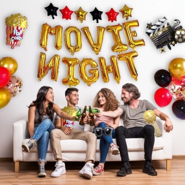 Movie Night Decorations Set for Festive Theme Parties