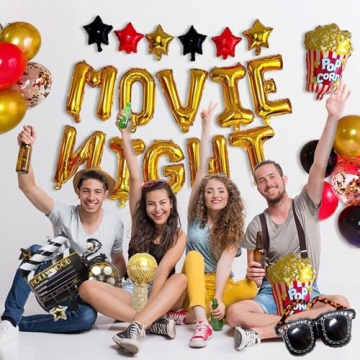 Movie Night Decorations Set for Festive Theme Parties