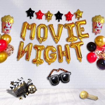 Movie Night Decorations Set for Festive Theme Parties