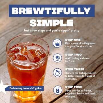 HTeaO Coconut Black Tea - Brew Authentic Iced Tea Fast