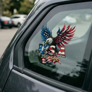 USA 250th Anniversary Car Decals - Vinyl Bumper Stickers