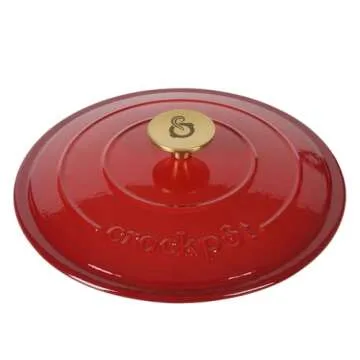 Crock-Pot Artisan Oval Cast Iron Dutch Oven for Cooking