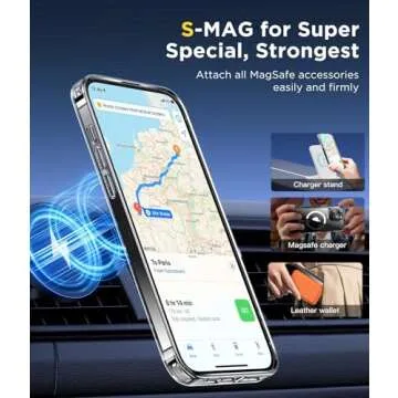 Humixx Compatible with iPhone 15 Pro Max Case, [Non-Yellowing] [14 FT Military Drop Protection] Slim...