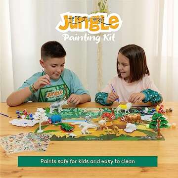 BONNYCO Animal Toys Painting Kit for Kids Ages 3-12