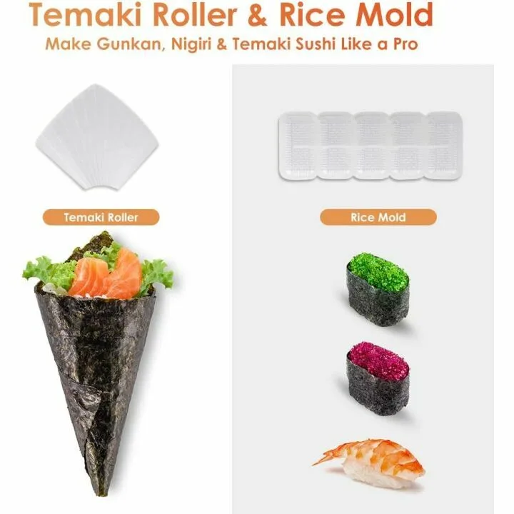 Delamu Sushi Making Kit - Complete 20 in 1 Set