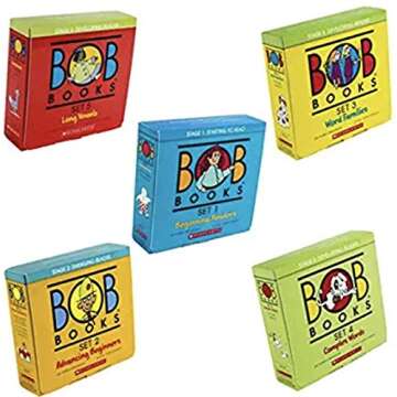 Complete Bob Books Set 1-5 for Young Readers