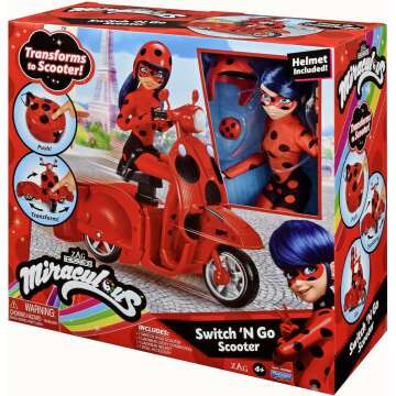 Ladybug Doll & Scooter Playset - Fun & Adventure