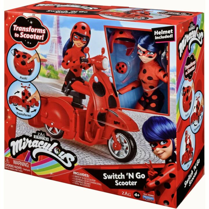 Ladybug Doll & Scooter Playset - Fun & Adventure