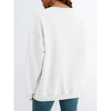 EFAN Women's Cozy Oversized Crewneck Sweatshirt 2025