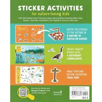 Backpack Explorer Stickers: Nature Adventure: 300 Stickers plus Play & Learn Activities