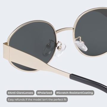 Buy livho Polarized Sunglasses - Retro Style UV Protection