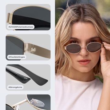 Buy livho Polarized Sunglasses - Retro Style UV Protection