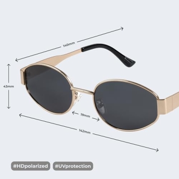 Buy livho Polarized Sunglasses - Retro Style UV Protection