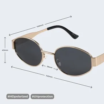 Buy livho Polarized Sunglasses - Retro Style UV Protection