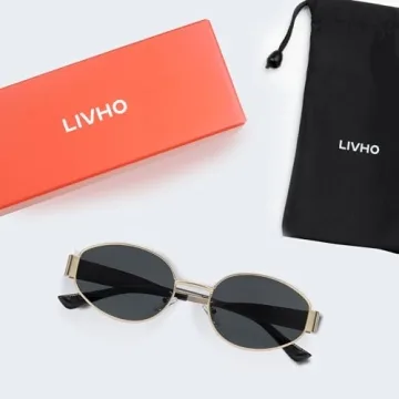 Buy livho Polarized Sunglasses - Retro Style UV Protection