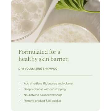 divi Volumizing Shampoo and Conditioner Set for Women and Men - Lightweight Hair Care Duo for Fine a...