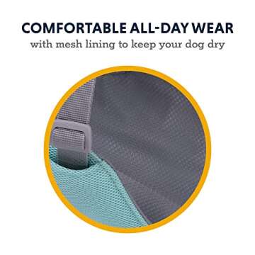 Ruffwear, Swamp Cooler Dog Harness, Lightweight with Evaporative Cooling for Hot Weather, Sage Green, XX-Small