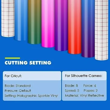 HTVRONT Color Changing Vinyl for Crafters - 8 Pack