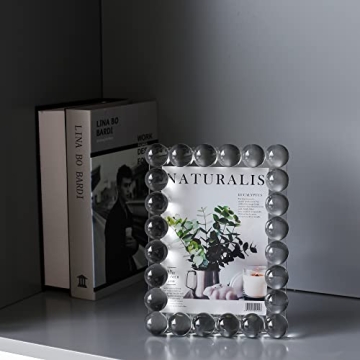 DONOUCLS Crystal Photo Frame – Elegant 5x7 Gift Boxed Design