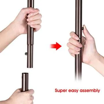 Simple Trending Double Rod Clothing Rack for Clothes Storage