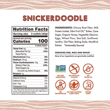 Keto Friendly Snickerdoodle Stroopwafels - 32 Pack