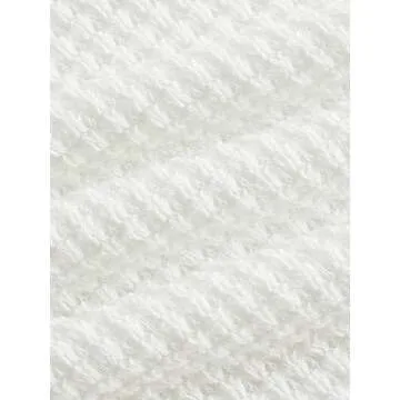 Verdusa Women's Casual Sleeveless Tie Backless Cut Out V Neck Bodycon Halter Mini Beach Boho Dress White S