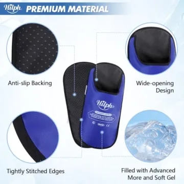 Hilph Foot Ice Pack Slippers for Pain Relief and Comfort
