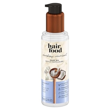 Hair Food Coconut Sulfate Free Hair Oil for Frizz Control